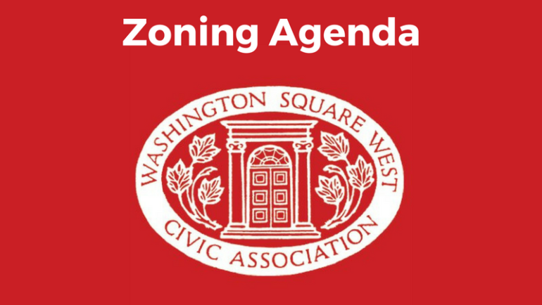 Zoning Agenda for September 27